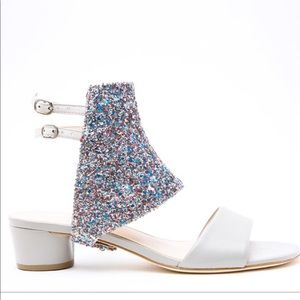 Alterre Grey Sandal & Pixel glitter.